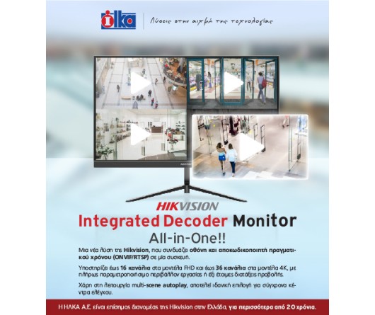 Integrated Decoder Monitor  All-in-One!!